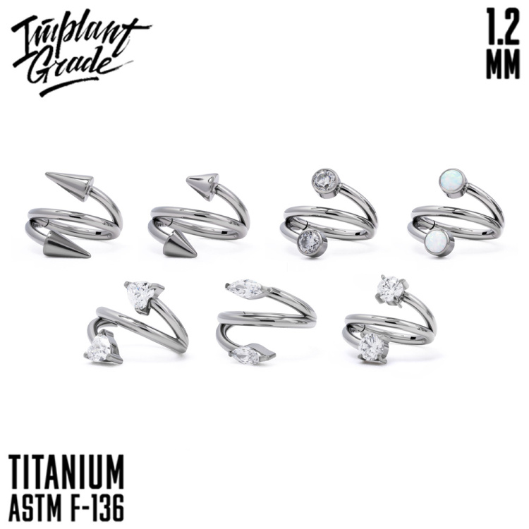 Кольцо-кликер TWIST Implant Grade 1.2 мм титан