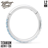 Кольцо-кликер Twilight Aqua Implant Grade 1.2 мм титан