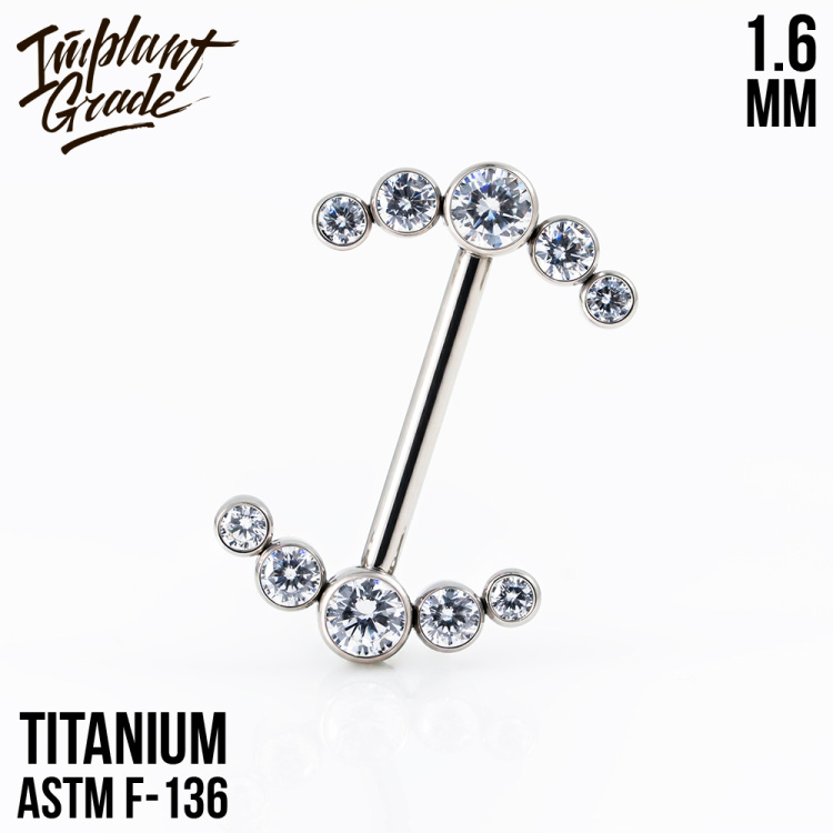 Штанга для груди CZ Безрезьбовая Implant Grade 1.6 мм титан