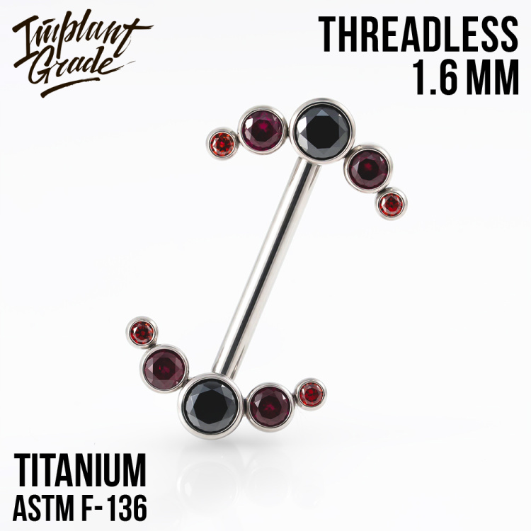 Штанга для груди CZ Безрезьбовая Implant Grade 1.6 мм титан