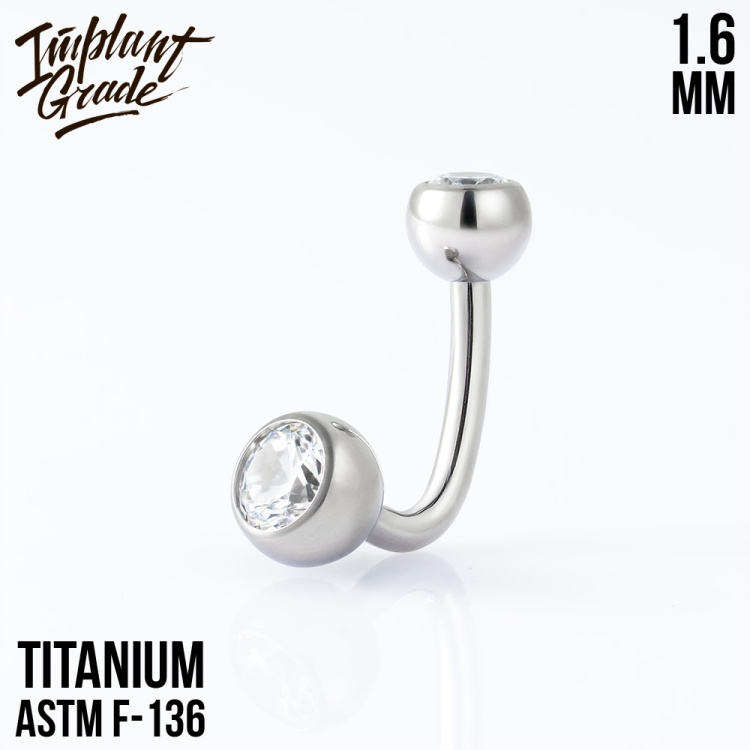 Банан J Implant Grade 1.6 мм титан