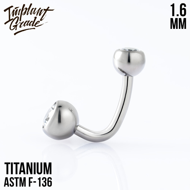 Банан J Implant Grade 1.6 мм титан