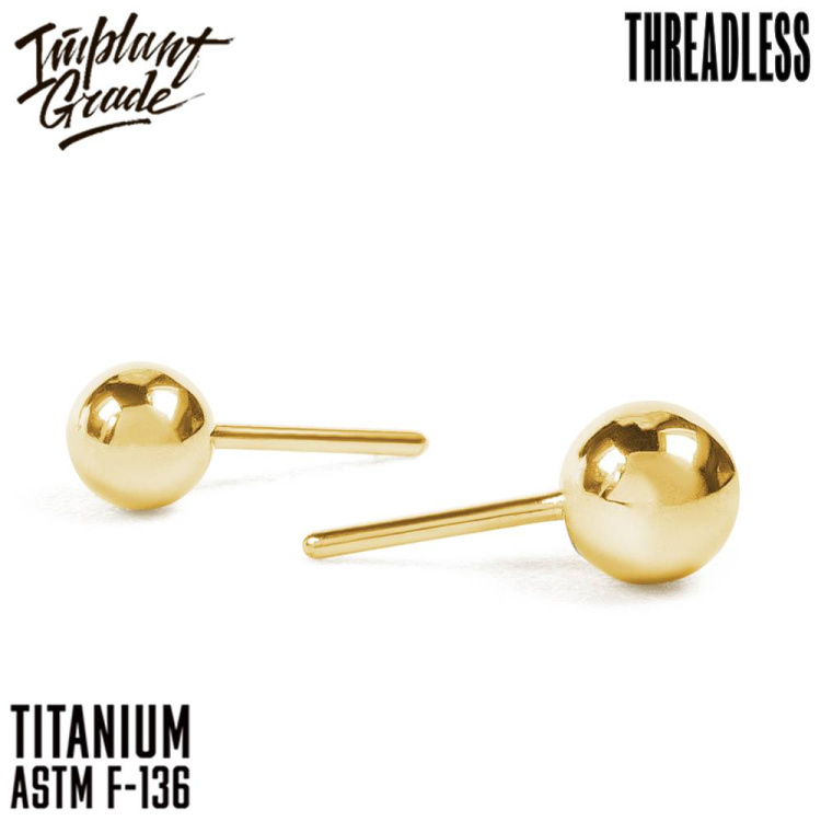 Топ Ball Безрезьбовой Implant Grade титан