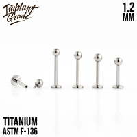 Лабрет Implant Grade 1.2 мм титан Лабрет Implant Grade 1.2 мм титан