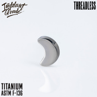 Топ Half moon Безрезьбовой Implant Grade титан