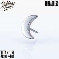 Топ Half moon Безрезьбовой Implant Grade титан