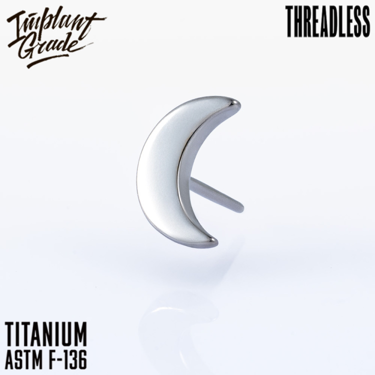 Топ Half moon Безрезьбовой Implant Grade титан
