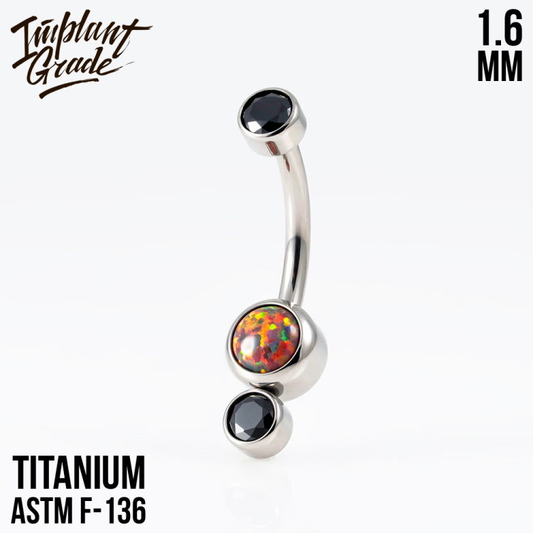 Банан Double dot Implant Grade 1.6 мм титан