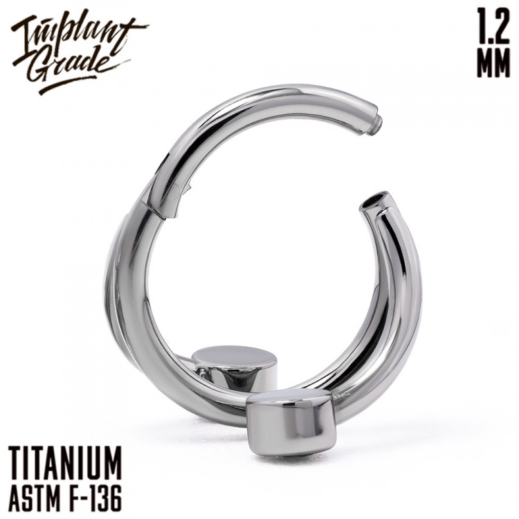 Кольцо-кликер Twist Implant Grade 1.2 мм титан