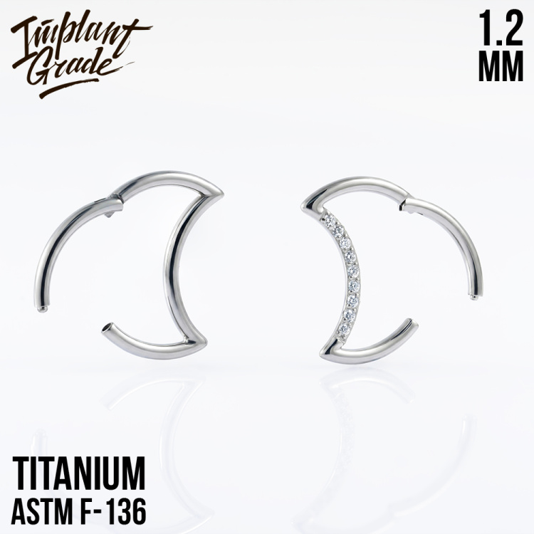 Кольцо-кликер Moon Implant Grade 1.2 мм титан