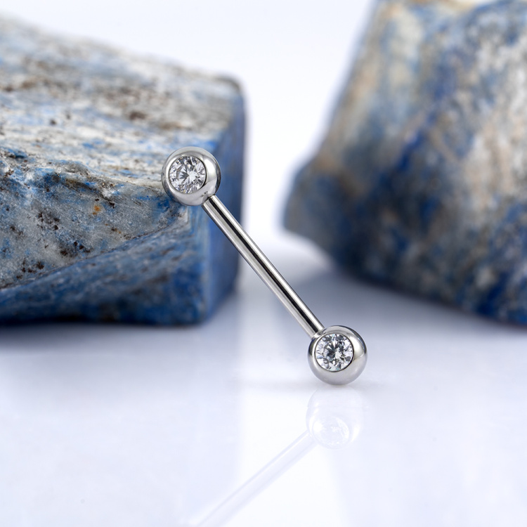 Штанга для груди Bright Безрезьбовая Implant Grade 1.2 мм титан