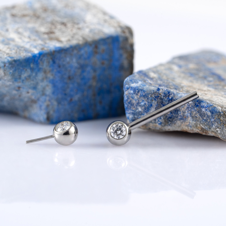 Штанга для груди Bright Безрезьбовая Implant Grade 1.2 мм титан