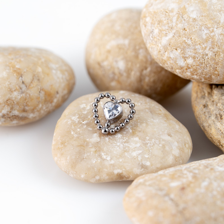 Накрутка Bead Heart Implant Grade 1.2 мм титан