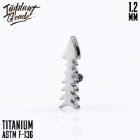 Накрутка Fishbone Arrow Implant Grade 1.2 мм титан