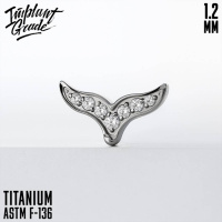 Накрутка Whale tail Implant Grade 1.2 мм титан