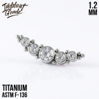 Накрутка Crystalline Implant Grade 1.2 мм титан