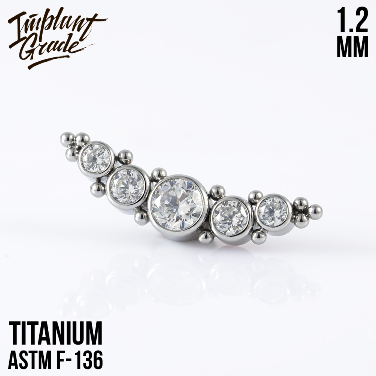 Накрутка Crystalline Implant Grade 1.2 мм титан