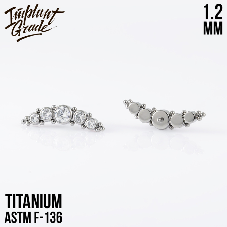 Накрутка Crystalline Implant Grade 1.2 мм титан