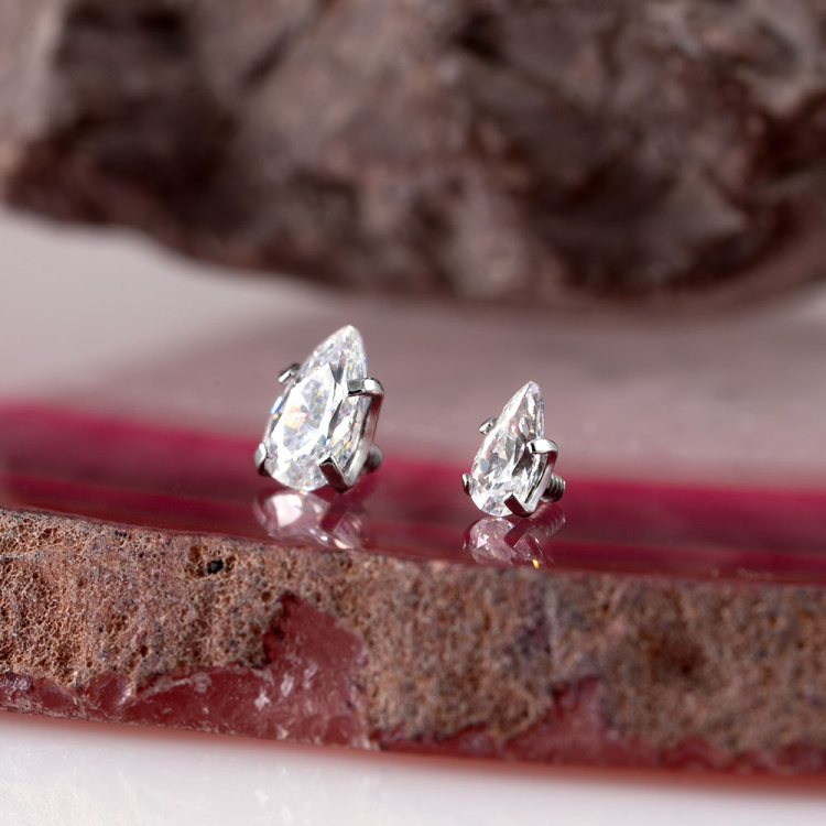 Накрутка Drop crystal Implant Grade 1.2 мм титан