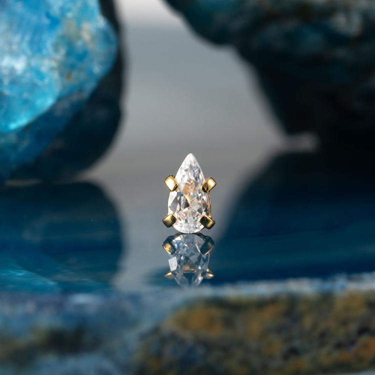 Накрутка Drop crystal Implant Grade 1.2 мм титан