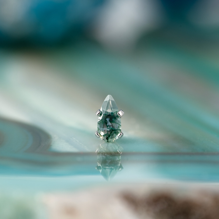 Накрутка Drop crystal Implant Grade 1.2 мм титан