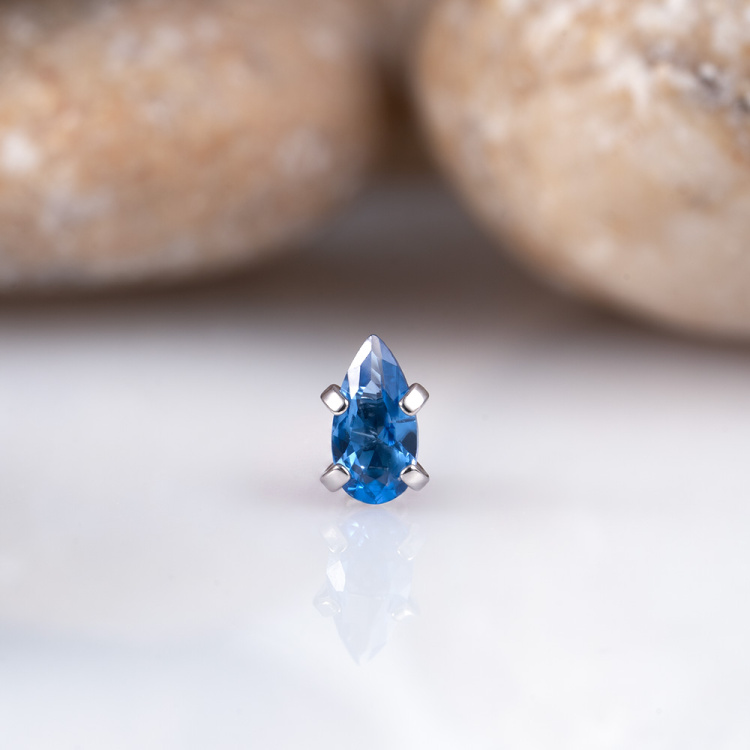 Накрутка Drop crystal Implant Grade 1.2 мм титан