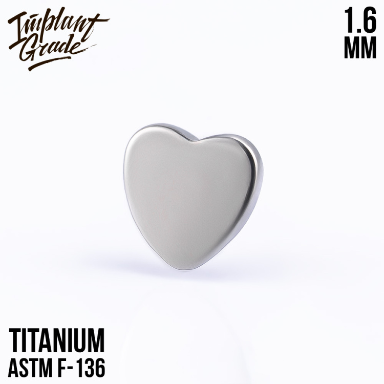 Накрутка Heart Implant Grade 1.6 мм титан