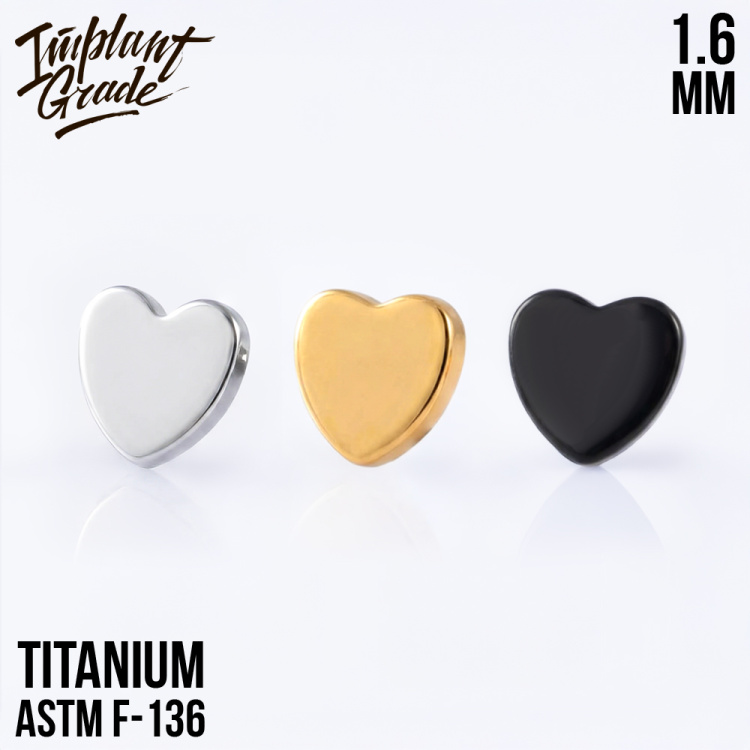 Накрутка Heart Implant Grade 1.6 мм титан