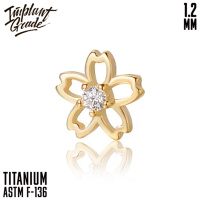 Накрутка Hollow Flower Implant Grade 1.2 мм титан