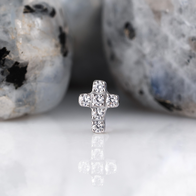 Топ Diamond Cross Безрезьбовой Implant Grade титан Топ Diamond Cross Безрезьбовой Implant Grade титан