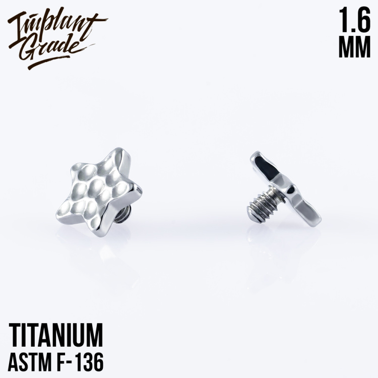 Накрутка Star Implant Grade 1.6 мм титан