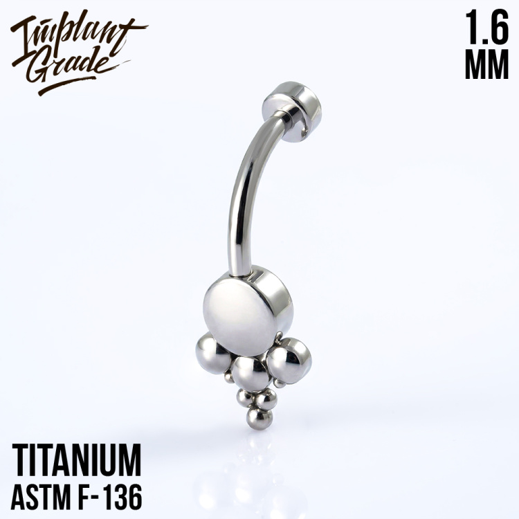 Банан Aria Implant Grade 1.6 мм титан