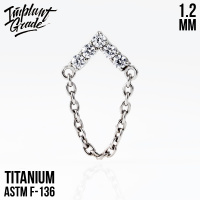 Накрутка Triangle Chain Implant Grade 1.2 мм титан