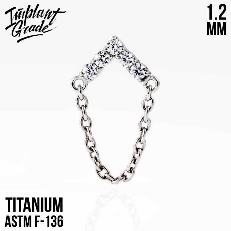 Накрутка Triangle Chain Implant Grade 1.2 мм титан