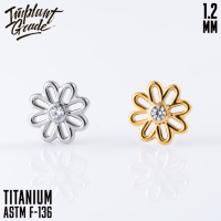 Накрутка Open Flower Implant Grade 1.2 мм титан