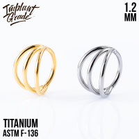 Кольцо-кликер Simple Trix Implant Grade 1.2 мм титан