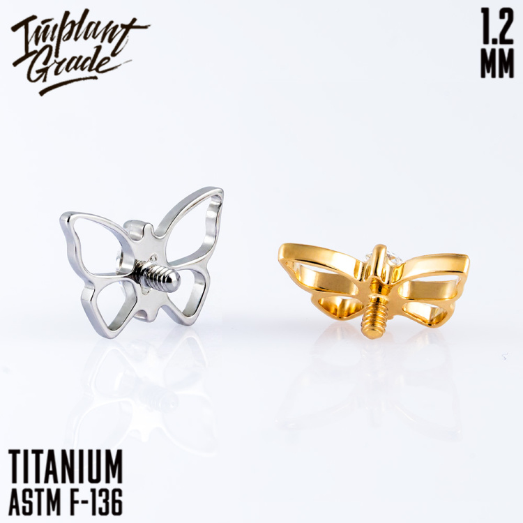 Накрутка Hollow Butterfly Implant Grade 1.2 мм титан