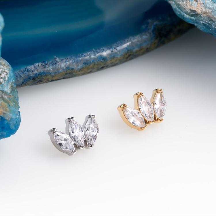 Накрутка NEW Marquise Implant Grade 1.2 мм титан Накрутка NEW Marquise Implant Grade 1.2 мм титан