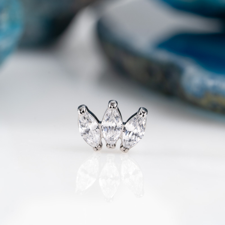 Накрутка NEW Marquise Implant Grade 1.2 мм титан Накрутка NEW Marquise Implant Grade 1.2 мм титан