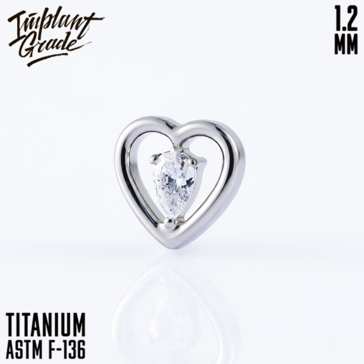 Накрутка Heart Drop Implant Grade 1.2 мм титан