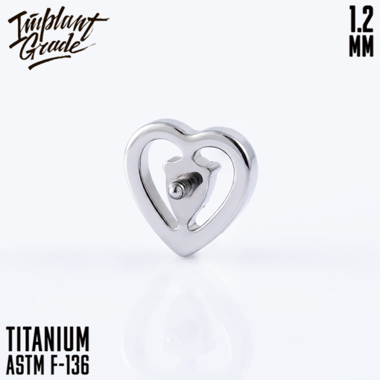 Накрутка Heart Drop Implant Grade 1.2 мм титан