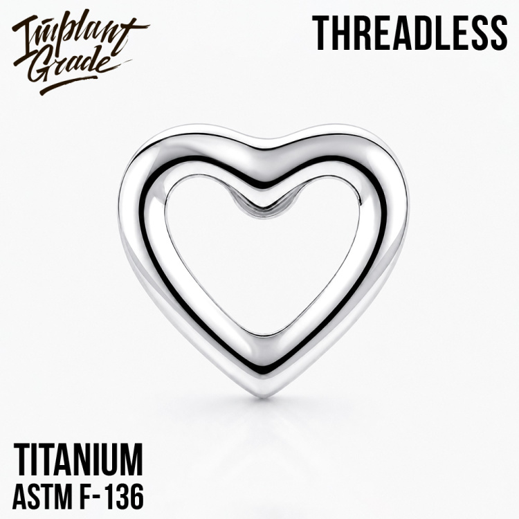 Топ Heart Symbol mini Безрезьбовой Implant Grade титан