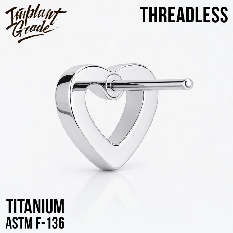 Топ Heart Symbol mini Безрезьбовой Implant Grade титан
