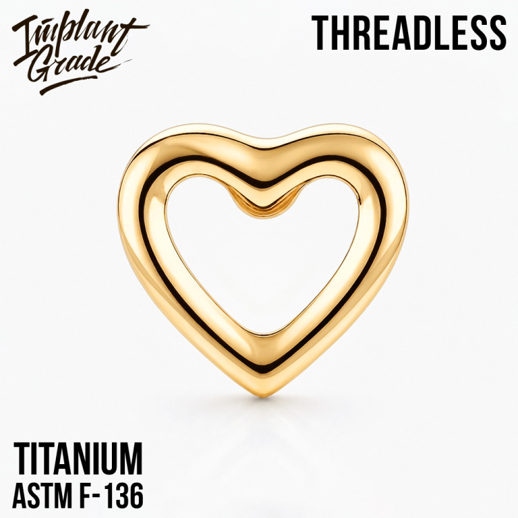 Топ Heart Symbol mini Безрезьбовой Implant Grade титан