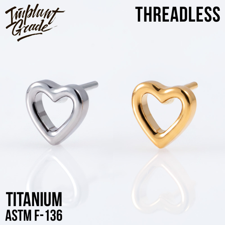 Топ Heart Symbol mini Безрезьбовой Implant Grade титан