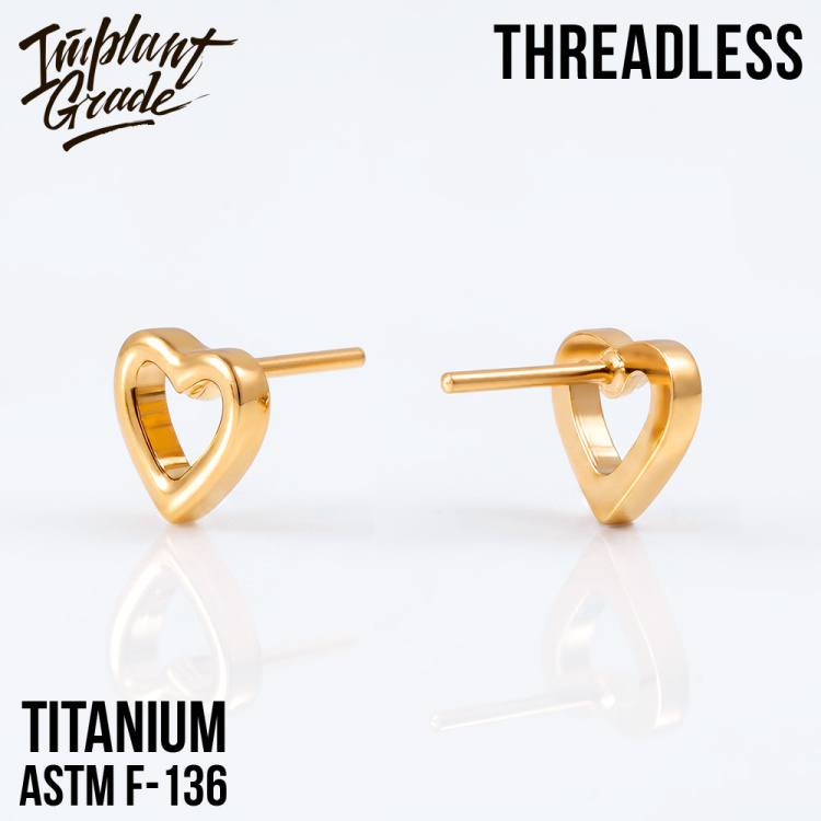 Топ Heart Symbol mini Безрезьбовой Implant Grade титан