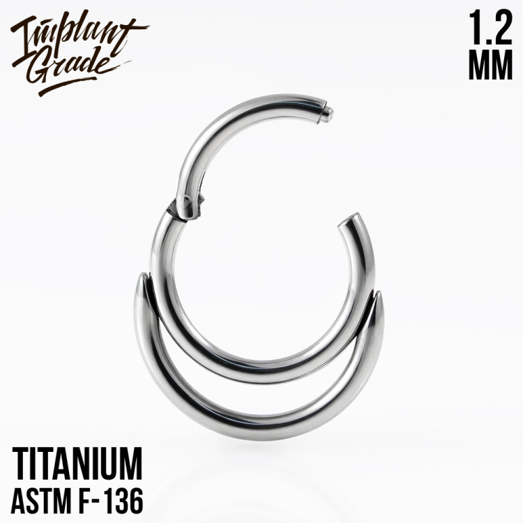 Кольцо-кликер Duo Implant Grade 1.2 мм титан