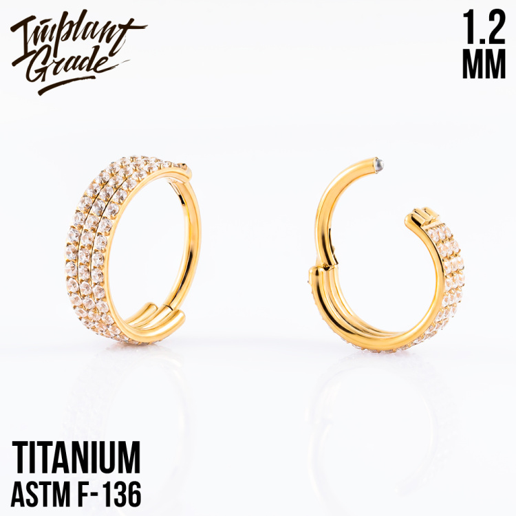 Кольцо-кликер Kelly Implant Grade 1.2 мм титан