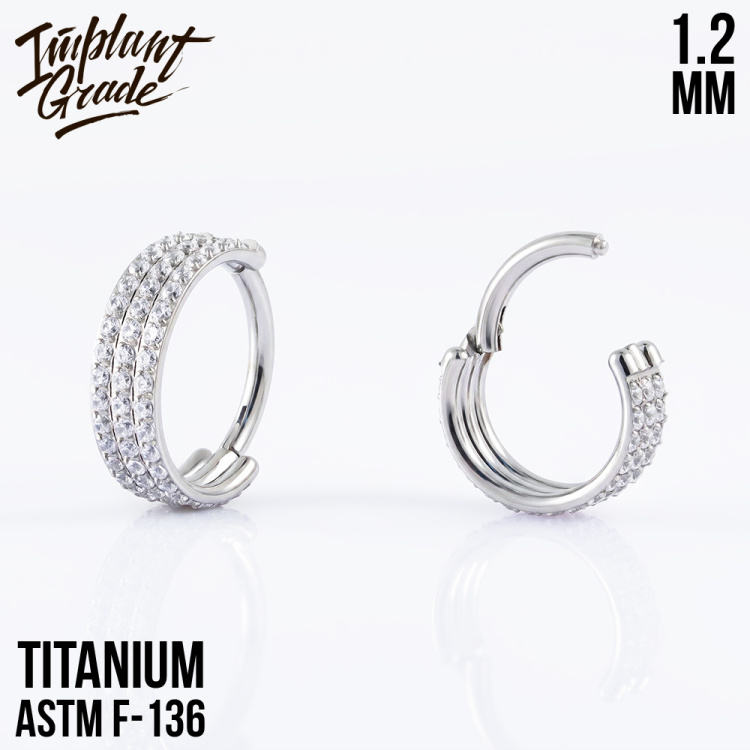 Кольцо-кликер Kelly Implant Grade 1.2 мм титан