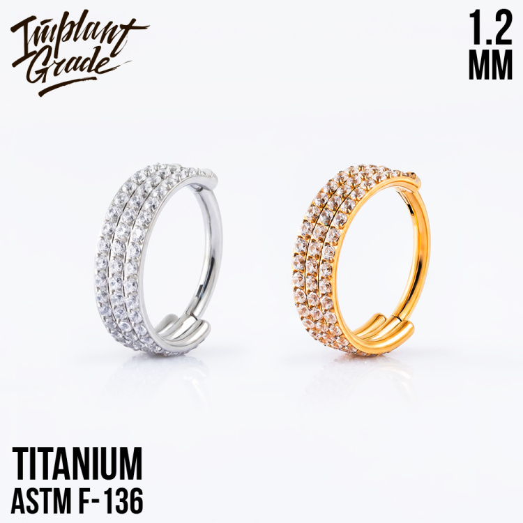 Кольцо-кликер Kelly Implant Grade 1.2 мм титан